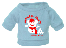 Snowball Fight Plushie Tshirt